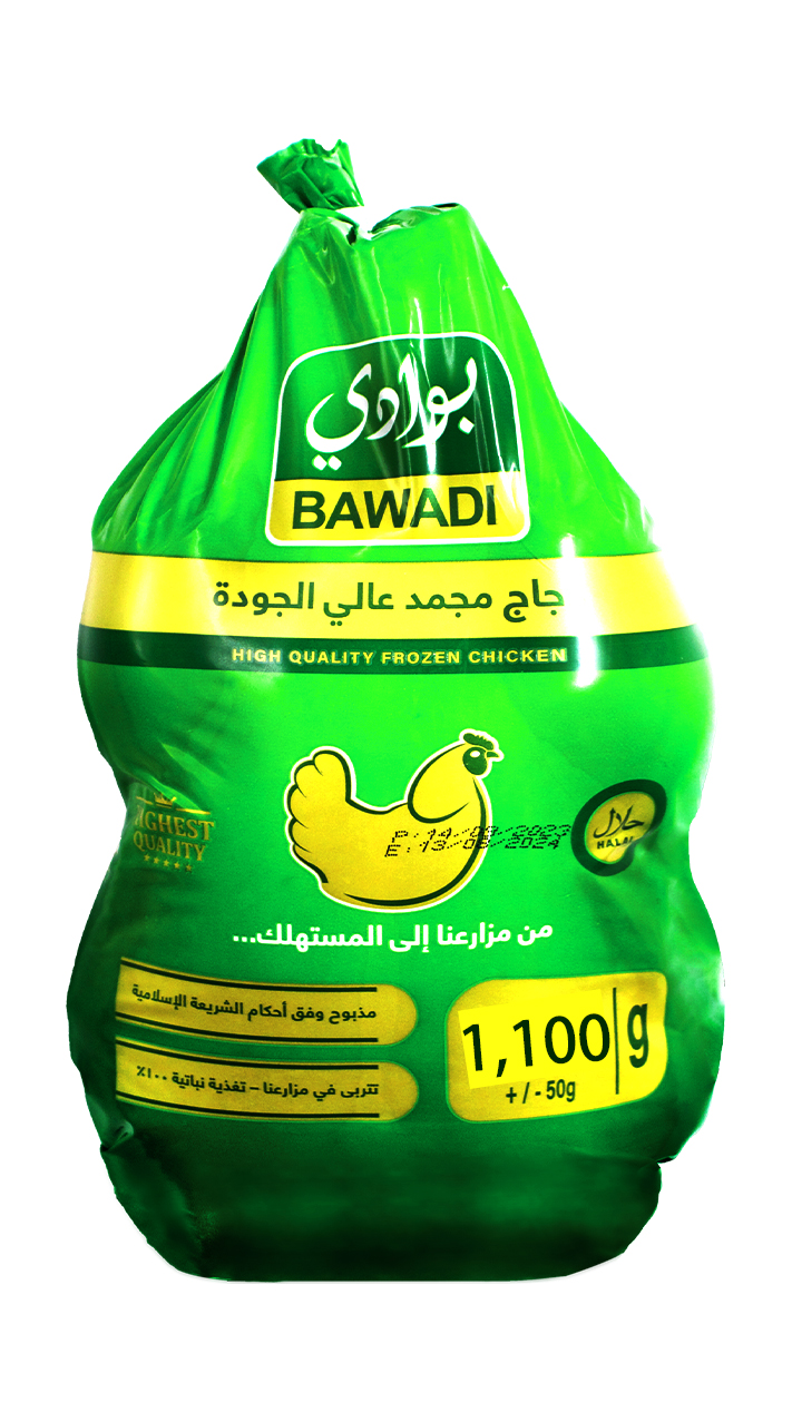 دجاج كامل وزن 1,100 غرام